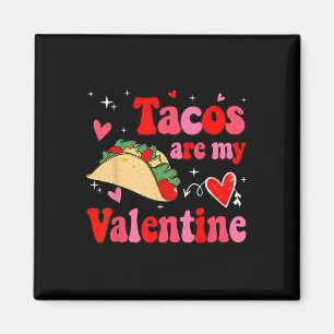 Aimant Les Tacos Sont Mon Valentin Drôle Mexicain Saint-V