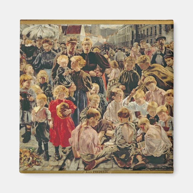 Aimant Les trois ans d'un travailleur, 1895 (Devant)
