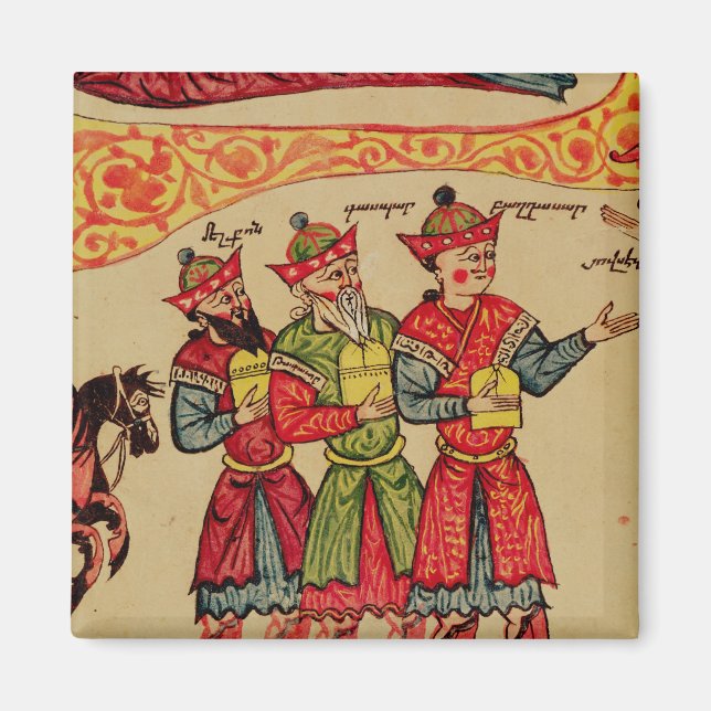 Aimant Les Trois Mages, détail de la Nativité (Devant)