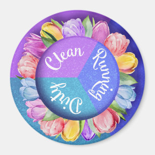 Aimant Les tulipes réversibles de lave-vaisselle