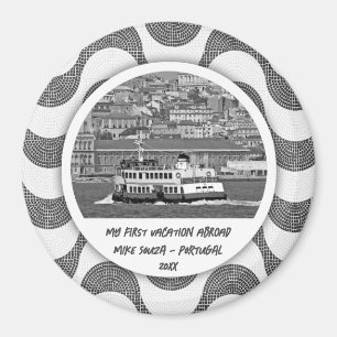 Aimant Les vagues portugaises pavé Premier Vacances