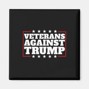 Aimant Les vétérans contre les vétérans anti-Trump contre