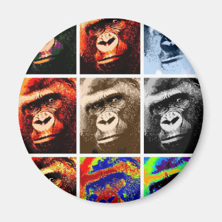 Aimant Les visages de Gorilla