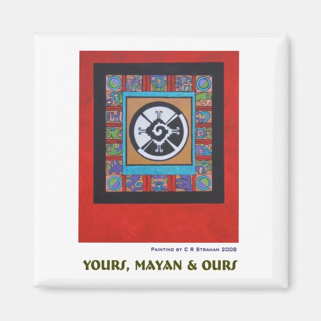 Aimant Les vôtres, les Mayas et les nôtres Z (Devant)