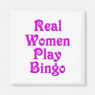 Aimant Les vraies femmes jouent au bingo