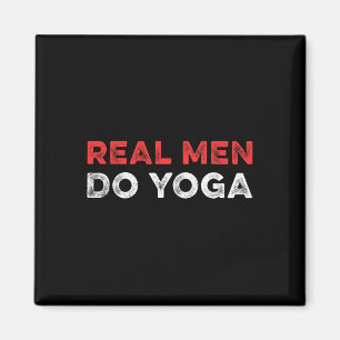 Aimant Les vrais hommes font du yoga instructeur de médit