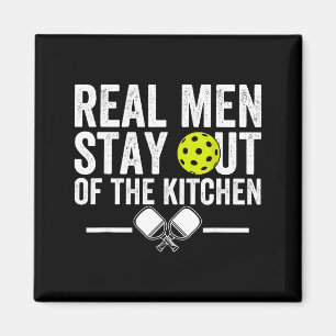 Aimant Les vrais hommes restent hors de la cuisine pickle