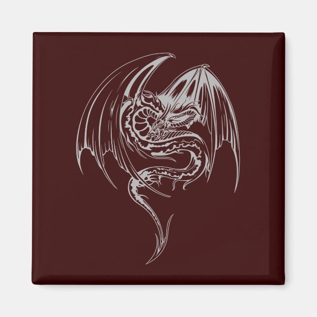 Aimant Les wyverns dragons sont des créatures mythiques d (Devant)