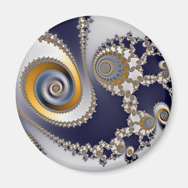 Aimant Les yeux dans le ciel - Fractal (Devant)