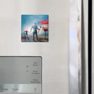 Aimant Les zombies aux yeux lumineux de SlipperyJoe pour 