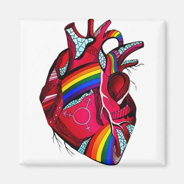 Aimant Lesbiennes Mangent Ce LGBT drôle Chat Noir (Devant)