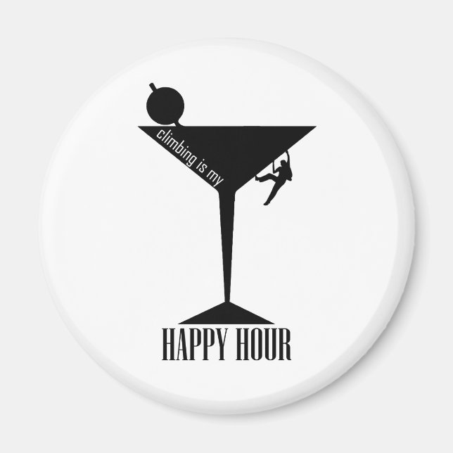 Aimant L'Escalade Est Mon Heureuse Heure (Devant)