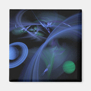 Aimant L'espace bleu