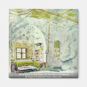 Aimant L'espace de créneau dans le palais du sultan de