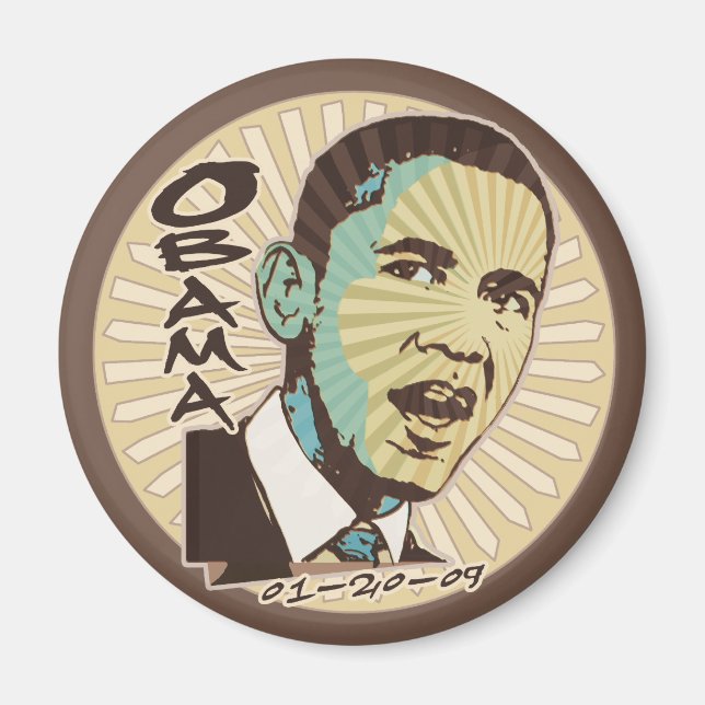 Aimant L'espoir est là Jour de l'Inauguration (Devant)