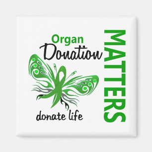 Aimant L'espoir importe donation d'organe de papillon
