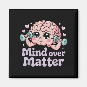 Aimant L'esprit sur les poids de levage du cerveau motiva