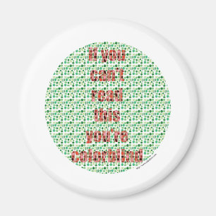 Aimant L'essai daltonien