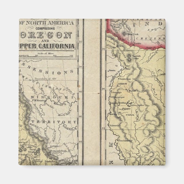 Aimant L'État Du Texas (Devant)