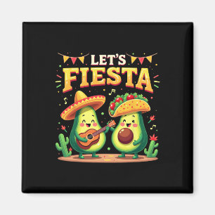 Aimant Lets Fiesta 5 Cinco De Mayo Pour Femmes Hommes Gar