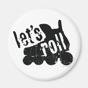 Aimant Let's Roll (Roller Hockey)