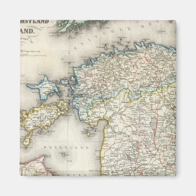 Aimant Lettonie, Estonie (Devant)
