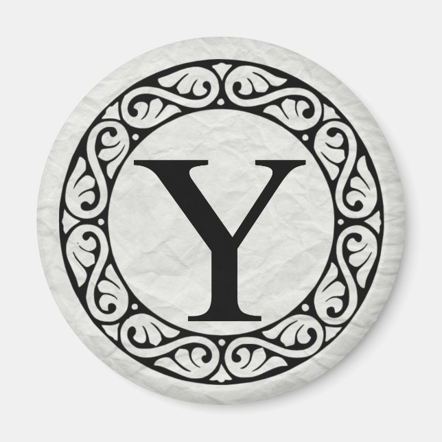 Aimant LETTRE Alphabet Grec Upsilon (Devant)