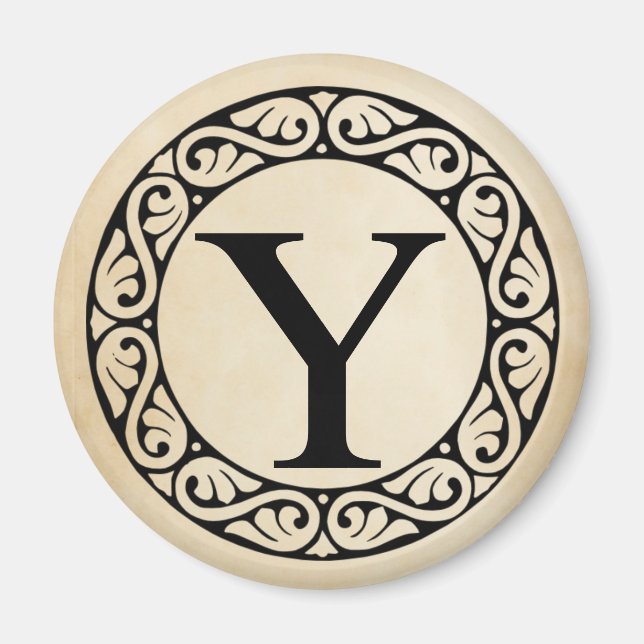 Aimant LETTRE Alphabet Grec Upsilon (Devant)