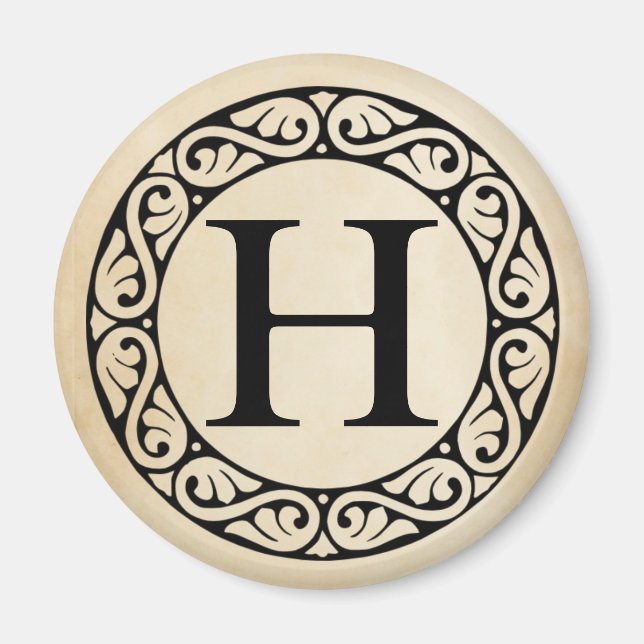 Aimant LETTRE AlphabET GRECQUE ETA (Devant)