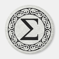LETTRE AlphabET GRECQUE Sigma