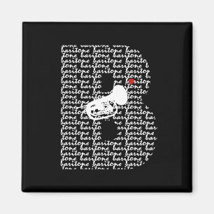 AIMANT LETTRE BARITONE B