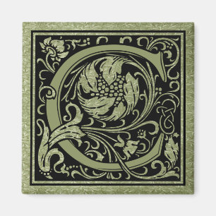 Aimant Lettre C Première Lettre Monogramme