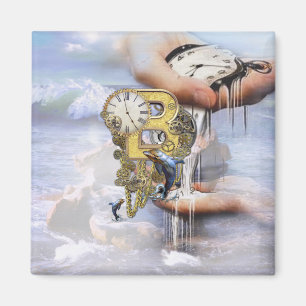 Aimant Lettre d'anniversaire B