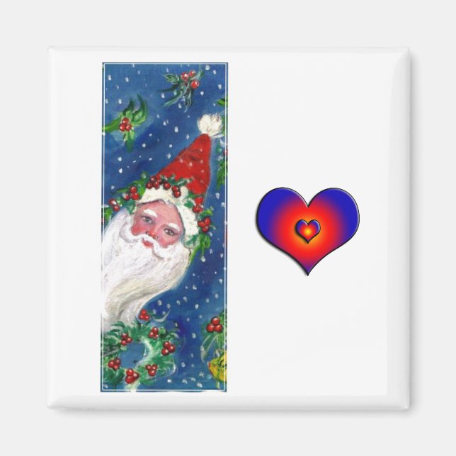 AIMANT LETTRE DE NOËL / PÈRE NOËL RED RIBBON MONOGRAM (Devant)