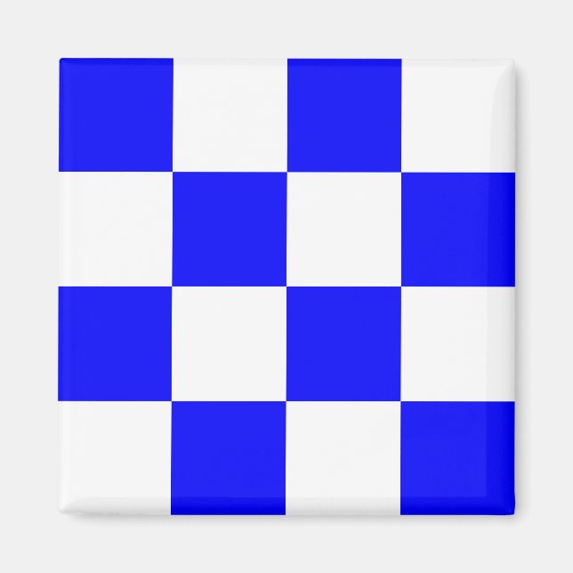 Aimant Lettre de signal N de l'alphabet du drapeau nautiq (Devant)