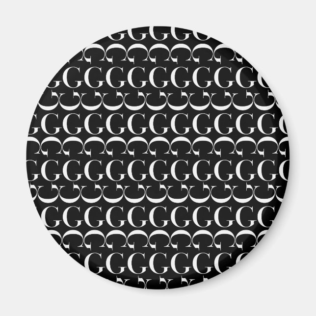 Aimant Lettre initiale G (Devant)