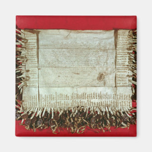 Aimant Lettre médiévale de protestation du bohémien