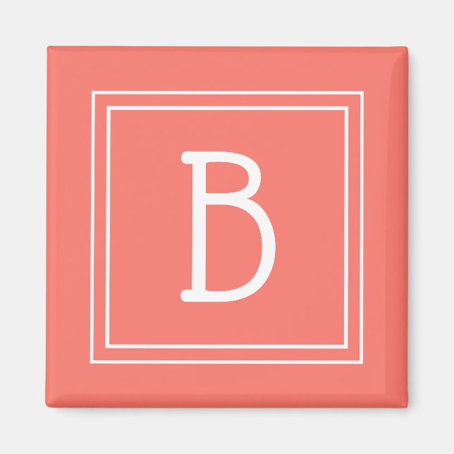 Aimant LETTRE MONOGRAPHIQUE MODÈLE Modèle INITIAL MAIN Co (Devant)