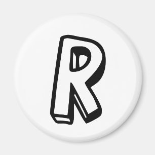 Aimant Lettre R