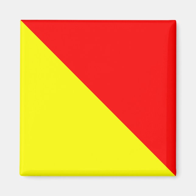 Aimant LETTRE SYNDICALE INDICATIF NUCLÉAIRE O (Oscar) (Devant)