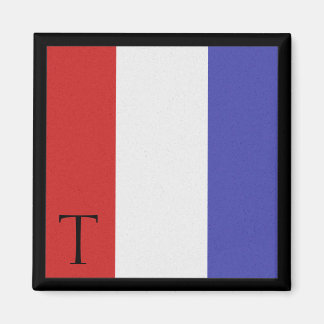 Aimant Lettre T alphabet magnétique du drapeau nautique