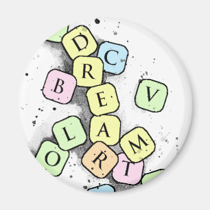 Aimant lettres cachées