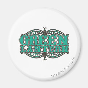 Aimant Lettres de démonstration de lanterne verte