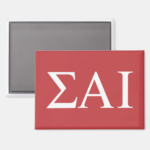 Aimant Lettres grecques Sigma Alpha Iota