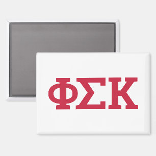 Aimant Lettres Phi Sigma Kappa