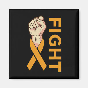 Aimant Leucémie Cancer Orange Ribbon Support de sensibili