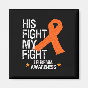 Aimant Leucémie Sensibilise à sa lutte Orange Ribbon Cade