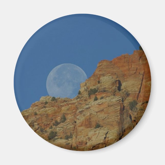 Aimant Lever De Lune Sur Les Falaises De Sion (Devant)