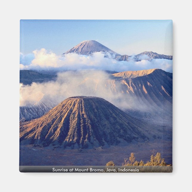 Aimant Lever de soleil au Mont Bromo, Java, Indonésie (Devant)