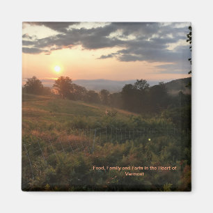 Aimant Lever de soleil dans l'aimant du Vermont